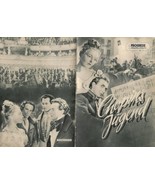 Youth of Choplin Movie Brochure Vintage 1952 German Ford - £8.98 GBP