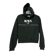 Divided Women Black NASA Need My Space Pullover Hoodie Sweatshirt Size Sz Small - £7.87 GBP