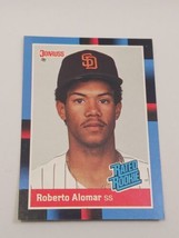 Roberto Alomar San Diego Padres 1988 Donruss Rated Rookie Card #34 - $2.96