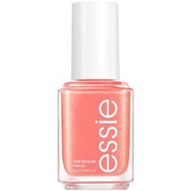 essie salon-quality nail polish, vegan, coral, shimmer, meet-cute moment, 0.46 - £7.58 GBP