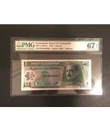 Guatemala 1 Quatezal Banknote World Paper Money UNC PMG EPQ 67 Superb Ge... - $67.70 CAD