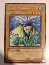 Yu-Gi-Oh! Yugioh TCG Aqua Madoor LOB-027 Legend of Blue Eyes Rare Unlimited YGO - £1.56 GBP