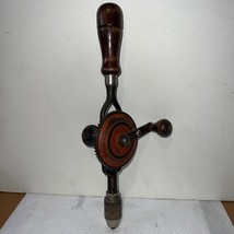 Vintage Craftsman 1071 Egg Beater Hand Crank Drill w/Drill Bits  Made in... - $24.26