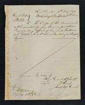 1865 Antique Civil War Spec Order 81st Ill Inf Vol Muster Out Handwritten #22 - £69.55 GBP
