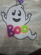BOO Ghost Halloween Sign felt - £10.55 GBP