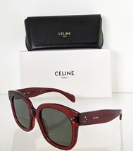 Brand New Authentic Celine Cl 4002 Eyeglasses 69N CL4002UN Burgundy 54mm - $197.99