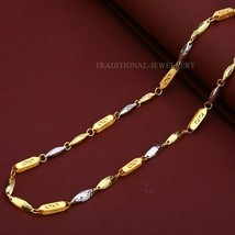 Unisex Italian Turkey chain 916% 22k Gold Chain Necklace Daily wear Jewelry 51 - £2,745.53 GBP+