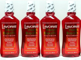 ( LOT 4 ) Lavoris Fresh Breath Mouth Wash Original Cinnamon 16.9 FL OZ S... - $1,143.46 MXN