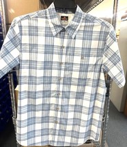 RIDGECUT TOUGHWEAR Grey/Blue/ Plaid M Button Pocket NWT - $19.99