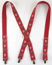 Pelican USA Adjustable Red Elastic Santa &amp; Christmas Trees Suspenders Br... - $11.95