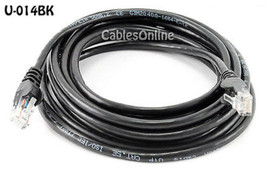 Intellinet 14ft CAT5E UTP Ethernet RJ45 Patch Cable, Black - $22.99