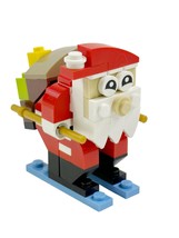 LEGO Set (30580) Santa Claus Holiday &amp; Event Brick Built Figure Skiing 100% - £5.35 GBP