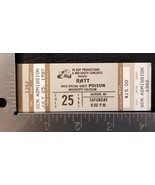 RATT / POISON - VINTAGE JULY 25, 1987 JACKSON, MISS UNUSED WHOLE CONCERT... - $372.81 MXN