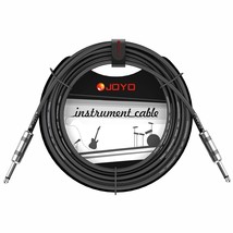 Joyo Audio Instrument Cable 15Ft For Bass &amp; Guitar 1/4 Inch, Black, Cm-04 - $38.96