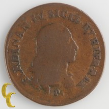1789 P CC Italian States, Naples &amp; Sicily 3 Tornesi (Fine Ferdinand KM#206 - $65.11