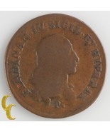 1789 P CC Italian States, Naples &amp; Sicily 3 Tornesi (Fine Ferdinand KM#206 - $65.11