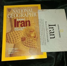 National Geographic August 2008 Iran Monkey Isle Japan Park Moscow w/MAP - £7.11 GBP