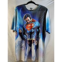 Superman All Over Print T Shirt 2XL DC Comics Graphic Tee - $29.70