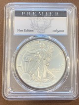 2018- American Silver Eagle- PCGS Premier-MS70- First Edition- 1 of 5,000 - £75.91 GBP