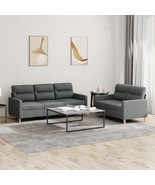  Sofa Set Dark grey Fabric (100% polyester), metal, textilene, plywood - $1,161.16 CAD