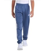 Adidas Boys Girls Jogger Blue White Pants Tricot Pockets Active 3-Stripe... - $792.89 MXN