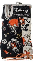 Disney MICKEY spooky half Women’s Sleep Jogger Pants With Pockets XL (16... - £11.15 GBP