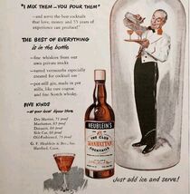 1947 Heublein Manhattan Club Cocktails Advertisement Distillery Liquor D... - $367.66 MXN 1947 Heublein Manhattan Club Cocktails Advertisement Distillery Liquor D... - $367.66 MXN
