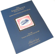 Siegel Stamp Auction Catalog Saddle back Collection US Errors Plate Blocks 2007 - £7.51 GBP