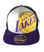 Los Angeles Lakers NBL Basketball NewEra Hat Baseball Cap Big Letter Pur... - $27.84