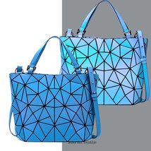 Luminous bao bag Sequins geometric bags for women 2020 Quilted Shoulder Bags Las - £48.96 GBP