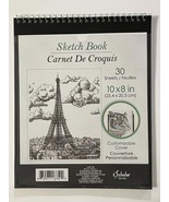 Sketch Book - 10 x 8 in (25.4 x 20.3 cm) 30 Sheets (New) - $12.00
