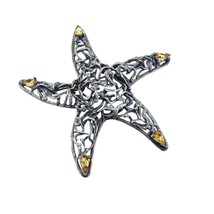 1960&#39;s JoAnn Dalsheim Huge Starfish Brooch pin - $84.15