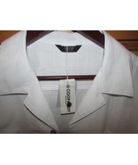 Coofandy White Cotton Mens Casual Button Down Shirt Large Long Slv New - €12,69 EUR