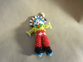 Zuni Native American Beaded Boy Doll Rosita Napoleon Beadwork 715neo - £18.66 GBP