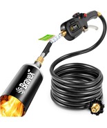 Weed Torch Flamethrower With Turbo Trigger Push Button Igniter, High Output - £58.81 GBP
