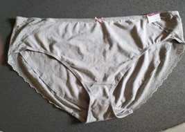 Lane Bryant CACIQUE Cotton HIPSTER Panty Lace SAGE GREEN Plus Size 26/28... - $15.03
