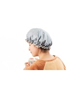 shower bath cap double layer hat salon cover adjustable reusable - $97.45 MXN