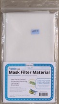 Mask Filter Material 36&quot; x 20&quot; Spun Bond Polypropylene (SUP214) M537.11 - £5.54 GBP