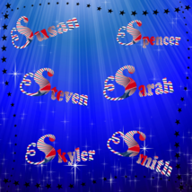 4th of July Names S-Digital ClipArt-Party-Art Clip-Gift Tag-Cup-Notebook-Letters - $1.75