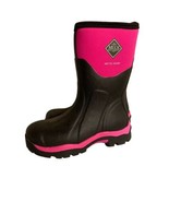 Muck Boots Size 6 / 6.5 Womens NEW Pink Black Pull On Style Barn Chore O... - £143.78 GBP