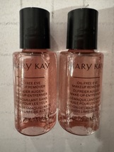 2x Mary Kay Oil Free Eye Makeup Remover 1oz Travel Size Bottle - $15.00