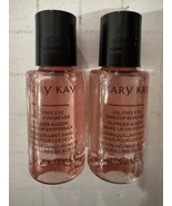 2x Mary Kay Oil Free Eye Makeup Remover 1oz Travel Size Bottle - $20.68 CAD