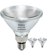 Vinaco PAR38 80W Flood Light Bulbs, 2 Pack High Output PAR38 Halogen Flo... - $19.99