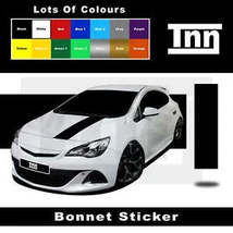 Bonnet Stickers For Vauxhall Astra VXR SXI SRI GTC MK6 Graphics Decals Opel - £39.30 GBP