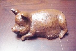 RED Mill Compatible with Wooden Sculpture Paperweight of a Pig, 5&quot; Long[... - $44.10