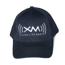 Sirius XM Satellite Radio Nu-Fit Small-Medium Fitted Black Snapback Hat - £7.09 GBP