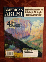 AMERICAN ARTIST July August 2008 Coleen Howe Richard Estell Stephen Bennett - £7.88 GBP