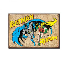 Batman and Robin Retro 2x3 Magnet Brown - $10.98