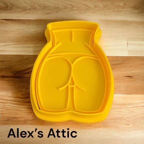 3d Printed The Naughty Cookie Kitchen ButtCookie Cutter - $4.94