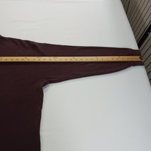 Vintage Naturalife RN#105741 Men's Burgundy 1/4 Button Pullover Sweatshirt Sz XL image 7
